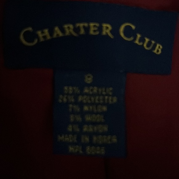 Charter Club blazer size 8. Like new condition. - Picture 5 of 7